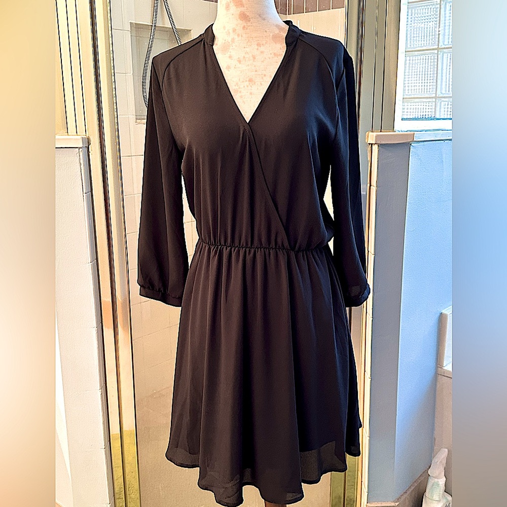 S - Lush Black Midi Dress